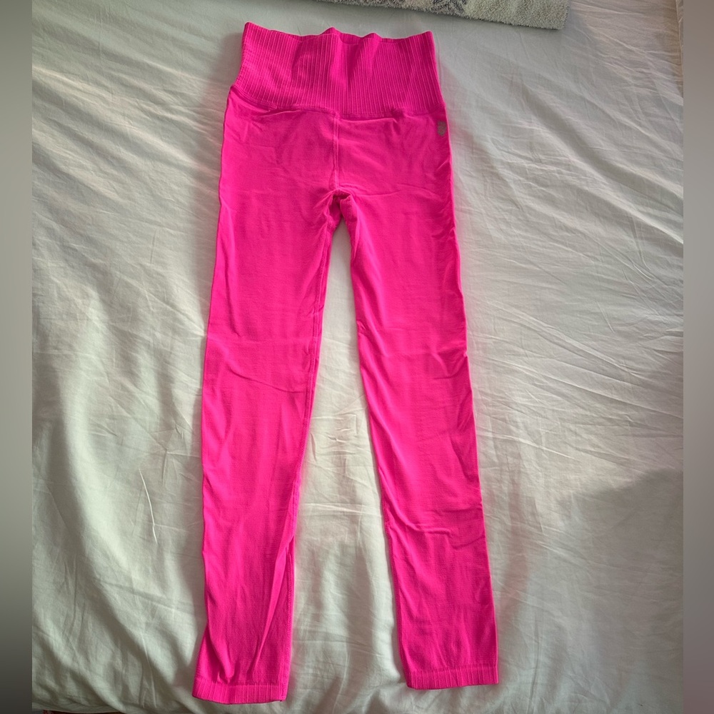 Bright print free people movement leggings